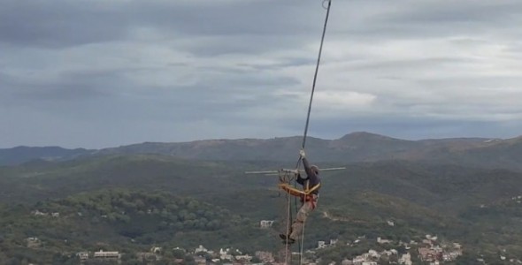 SE FORTALECE EL SISTEMA DE DEFENSA CIVIL DE LA PROVINCIA EN SIERRAS CHICAS