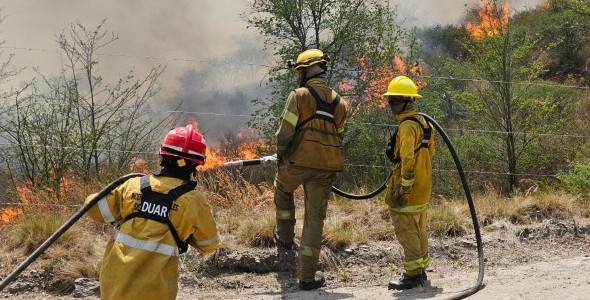 DOS NUEVOS FOCOS DE INCENDIO EN LA PROVINCIA