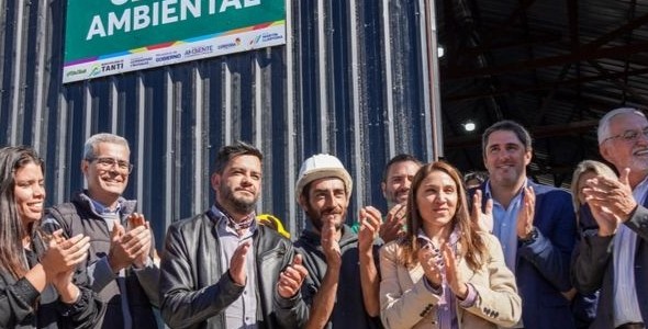 TANTI: AMBIENTE INAUGURÓ EL NUEVO CENTRO AMBIENTAL PARA FORTALECER EL RECICLAJE Y LA ECONOMÍA CIRC