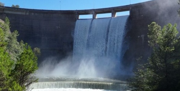 LOS PRINCIPALES EMBALSES DE LA PROVINCIA SUPERAN EL NIVEL DE VERTEDERO