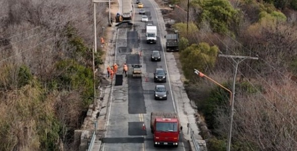 TRASLASIERRA: AVANZA LA REPAVIMENTACIÓN DE LA RUTA PROVINCIAL 14