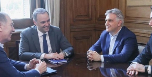 LLARYORA CALIFICÓ COMO “POSITIVA, CORDIAL Y PRODUCTIVA” LA REUNIÓN CON ADORNI Y SANTILLI