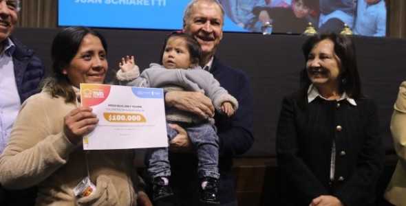 SCHIARETTI COMPLETÓ DESEMBOLSOS DE 350 CRÉDITOS VIDA DIGNA