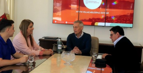 EL INTENDENTE ESTEBAN AVILÉS RECIBIÓ A ASOCIACIÓN PRO JOVEN
