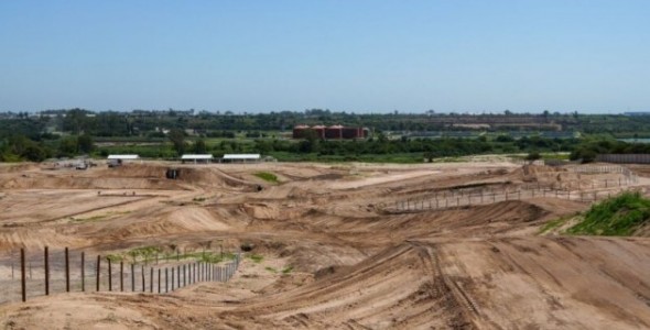 CALLERI RECORRIÓ LAS OBRAS DEL CIRCUITO QUE ALBERGARÁ EL MUNDIAL DE MOTOCROSS