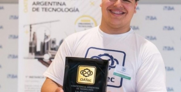 UN ESTUDIANTE CORDOBÉS OBTUVO EL PRIMER PUESTO EN LA COMPETENCIA ARGENTINA DE TECNOLOGÍA DEL ITBA