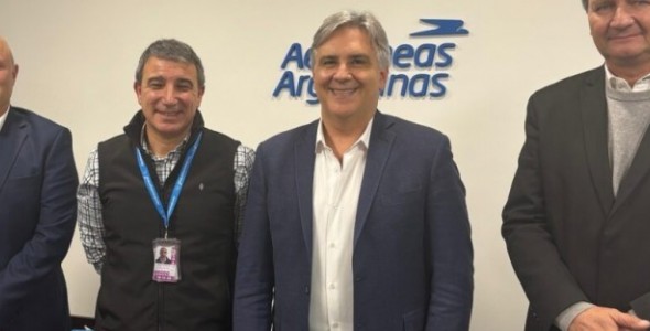LLARYORA SE REUNIÓ CON EL PRESIDENTE DE AEROLÍNEAS ARGENTINAS