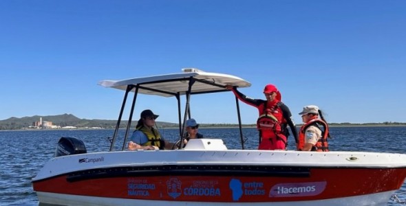 OPERATIVO VERANO: COMENZARON LOS CONTROLES DE NÁUTICA, DUAR Y PREFECTURA EN ESPEJOS DE AGUA DE CÓR
