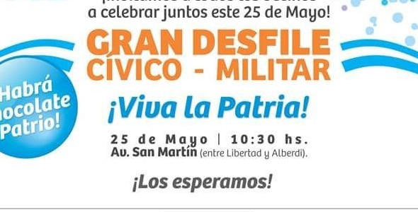 25 de Mayo y 60 años del Reloj Cu-Cú