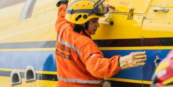 LA PROVINCIA CAPACITA A BOMBEROS VOLUNTARIOS EN OPERACIONES AÉREAS SEGURAS