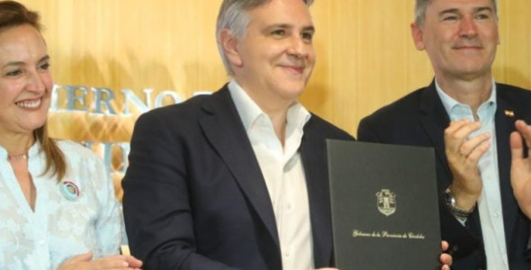 LLARYORA Y PASSERINI ANUNCIARON EL SISTEMA INTEGRADO DE TRANSPORTE METROPOLITANO DE CÓRDOBA