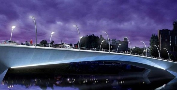 El nuevo puente peatonal estará listo en abril de 2019