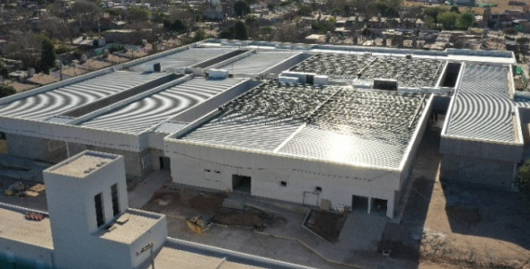CIUDAD DE CÓRDOBA: LA CONSTRUCCIÓN DEL HOSPITAL DEL NOROESTE TIENE UN AVANCE DEL 75%