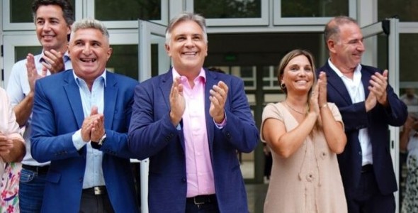 EN VILLA DE LAS ROSAS, LLARYORA INAUGURÓ EL EDIFICIO DE LA ESCUELA DE FORMACIÓN PROFESIONAL