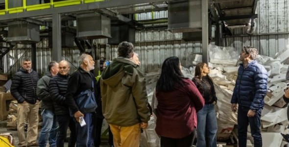 LA PROVINCIA ENTREGÓ APORTES DEL FONDO AMBIENTAL PARA PROMOVER LA ECONOMÍA CIRCULAR EN EL SUR PROV