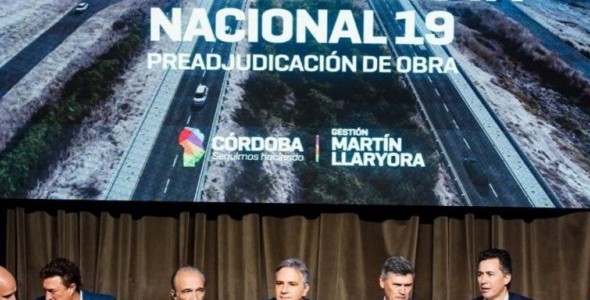 FUERTE RECLAMO DE CÓRDOBA A NACIÓN PARA QUE TRASPASE LA AUTOPISTA DE LA RUTA 19