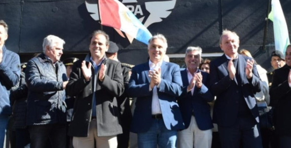 RÍO CUARTO: LLARYORA INAUGURÓ LA SEDE DE LA FUERZA POLICIAL ANTINARCOTRÁFICO