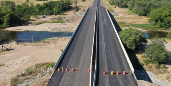 LA AUTOVÍA CALAMUCHITA PRESENTA UN AVANCE DEL 88%