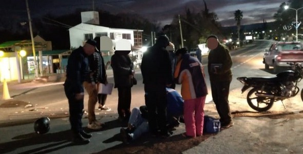 ACCIDENTE DE TRANSITO CON LESIONADO