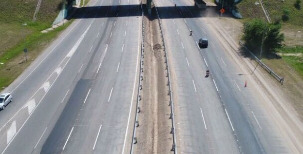 La autopista Córdoba- Carlos Paz tiene mas carriles 