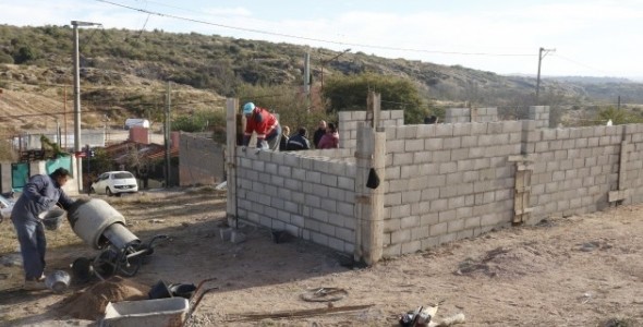 PROGRAMA TU SEDE TU BARRIO: AVANZA LA CONTRUCCIÓN DE LA SEDE DEL CENTRO VECINAL ALTOS DEL VALLE