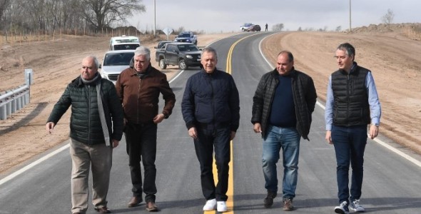 CAMINO DE LA COSTA: SCHIARETTI HABILITÓ UN NUEVO TRAMO PAVIMENTADO DE LA RP 23