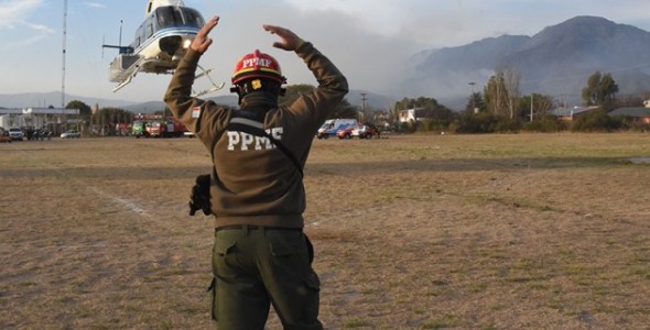 ESTÁ CONTROLADO EN UN 90% EL INCENDIO EN CERRO URITORCO