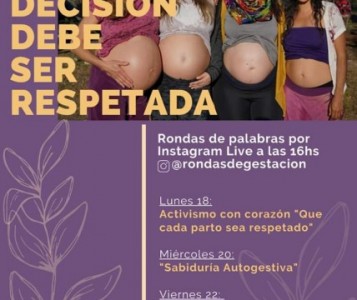 Realizan actividades por la Semana Mundial del Parto Respetado