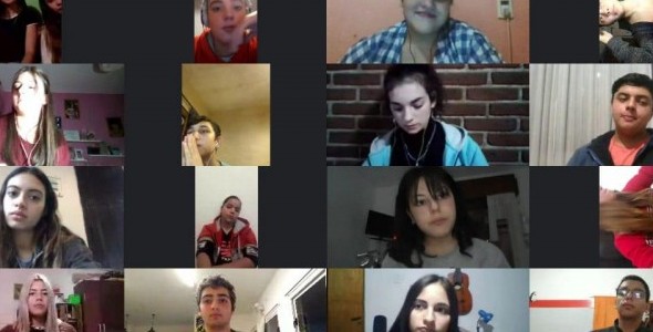 La Federación de Estudiantes Secundarios tuvo una reunión virtual
