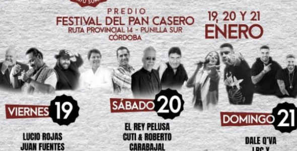 YA SE PALPITA LA 25° EDICION DEL FESTIVAL DEL PAN CASERO DE MAYÚ SUMAJ 