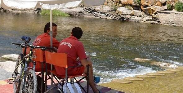 Rescates en balnearios de la ciudad