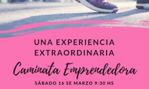 Realizarán una caminata para emprendedoras