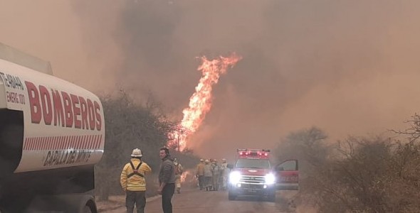 Vecino de Ongamira cuenta su testimonio de los incendios próximos a su vivienda