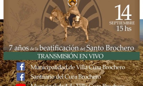 Realizarán la Peregrinación Brocheriana virtual