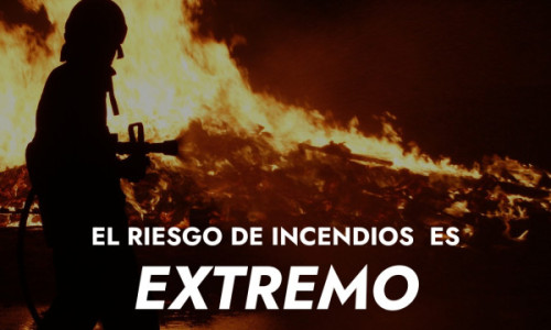 ALERTA DE RIESGO DE INCENDIO EXTREMO