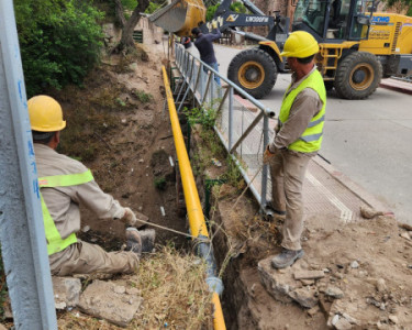 GAS NATURAL: LA OBRA DE EXTENSIÓN DE RED TUVO EL MAYOR DE SUS AVANCES EN CAPILLA DEL MONTE