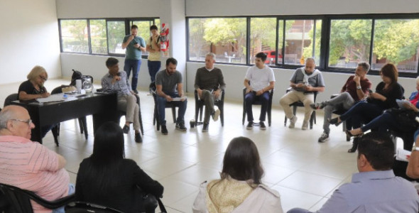 EL INTENDENTE SE REUNIÓ CON LOS CENTROS VECINALES DEL DISTRITO ESTE