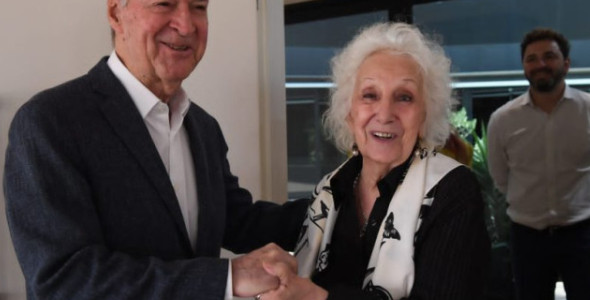 SCHIARETTI RECIBIÓ A ESTELA DE CARLOTTO