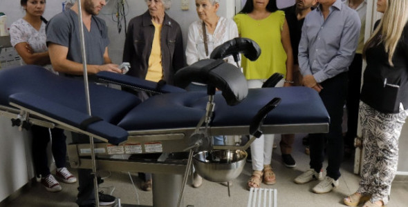 SALUD PÚBLICA SE ADQUIRIÓ UN NUEVO SILLÓN DE PARTO PARA EL SERVICIO DE OBSTETRICIA DEL HOSPITAL