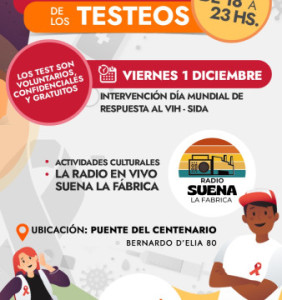 LA NOCHE DE LOS TESTEOS: HABLEMOS DE VIH