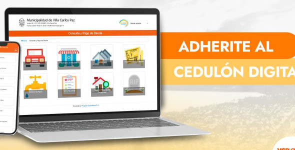 ADHESIÓN AL CEDULÓN DIGITAL MUNICIPAL: DESDE ABRIL DE 2024 EL CEDULÓN MUNICIPAL SERÁ ÚNICAMENTE