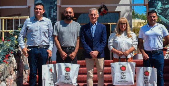 EL INTENDENTE ESTEBAN AVILÉS RECIBIÓ EN EL PALACIO 16 DE JULIO A INTENDENTES Y PRESIDENTES COMUNAL