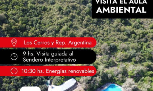 TURISMO SOSTENIBLE: CONTINÚAN LAS VISITAS GUIADAS EN EL AULA AMBIENTAL