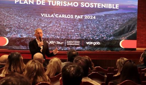VILLA CARLOS PAZ A LA VANGUARDIA PRESENTARON EL MASTER PLAN DE TURISMO SOSTENIBLE DE VILLA CARLOS PA