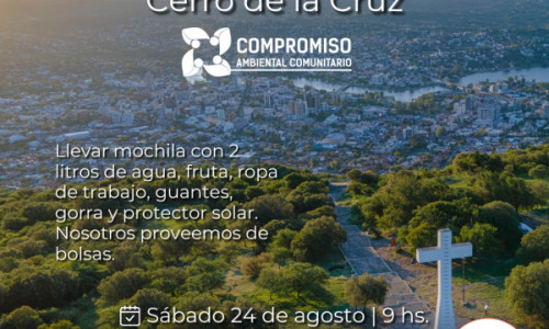 COMPROMISO AMBIENTAL COMUNITARIO: JORNADA DE LIMPIEZA DEL CERRO LA CRUZ