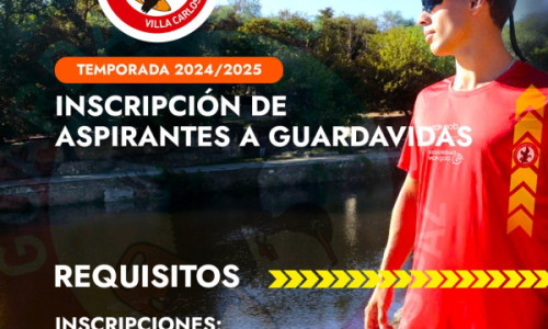INSCRIPCIONES ABIERTAS PARA EL CURSO DE GUARDAVIDAS
