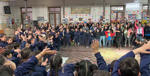 ACTO CONMEMORATIVO POR EL DÍA DEL MAESTRO EN LA ESCUELA CARLOS N. PAZ