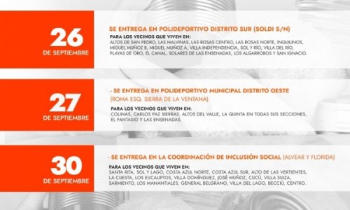 NUEVA ENTREGA DE MÓDULOS ALIMENTARIOS