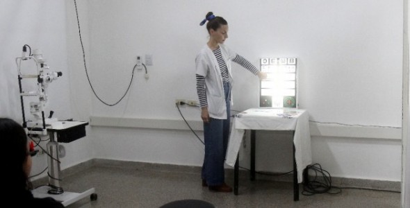 LA MUNICIPALIDAD DE VILLA CARLOS PAZ CONMEMORA EL DÍA DE LA AMBLIOPÍA CON ACTIVIDADES EN EL HOSPIT