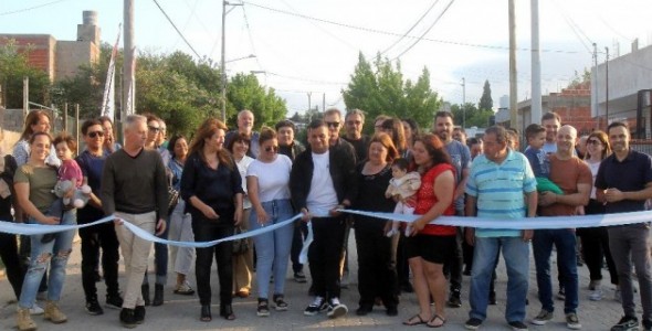 PROGRAMA DE CONECTIVIDAD ESTRATÉGICA EN DISTRITO OESTE: SE INAUGURÓ UN NUEVO TRAMO DE ADOQUINADO E